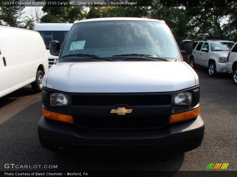 Silver Ice Metallic / Medium Pewter 2014 Chevrolet Express 3500 Cargo WT