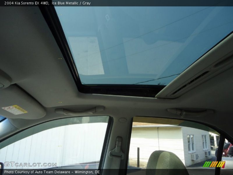 Ice Blue Metallic / Gray 2004 Kia Sorento EX 4WD