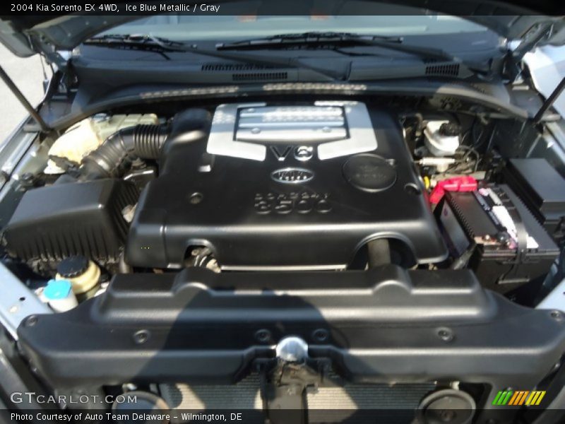 Ice Blue Metallic / Gray 2004 Kia Sorento EX 4WD