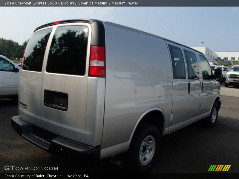 Silver Ice Metallic / Medium Pewter 2014 Chevrolet Express 3500 Cargo WT