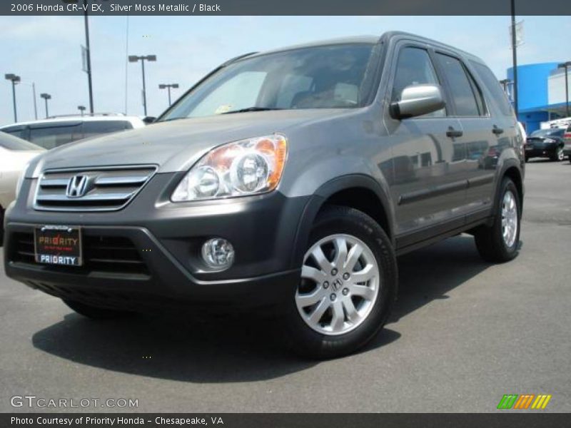 Silver Moss Metallic / Black 2006 Honda CR-V EX
