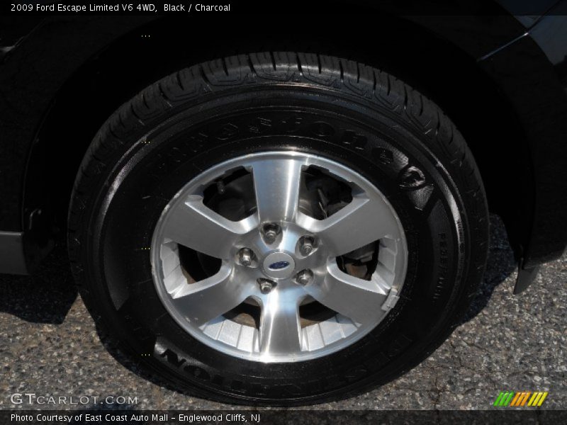 Black / Charcoal 2009 Ford Escape Limited V6 4WD