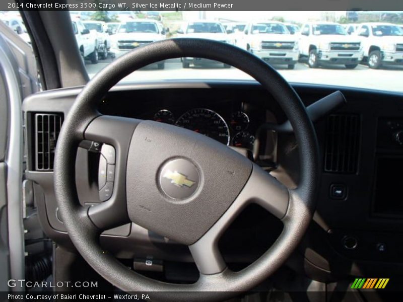 Silver Ice Metallic / Medium Pewter 2014 Chevrolet Express 3500 Cargo WT