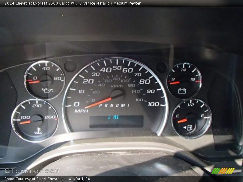  2014 Express 3500 Cargo WT 3500 Cargo WT Gauges
