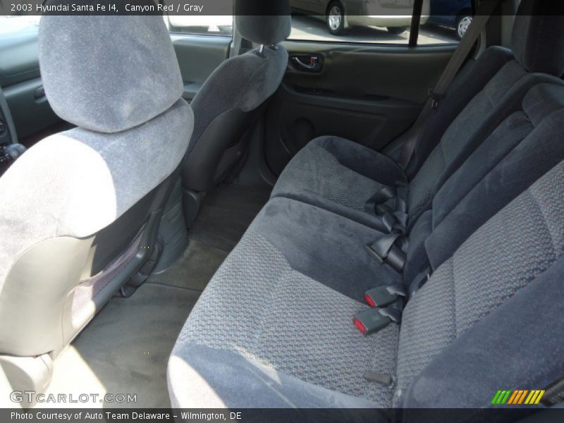 Canyon Red / Gray 2003 Hyundai Santa Fe I4