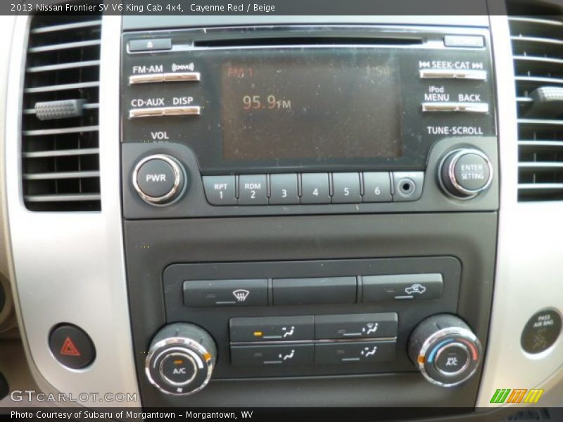Cayenne Red / Beige 2013 Nissan Frontier SV V6 King Cab 4x4