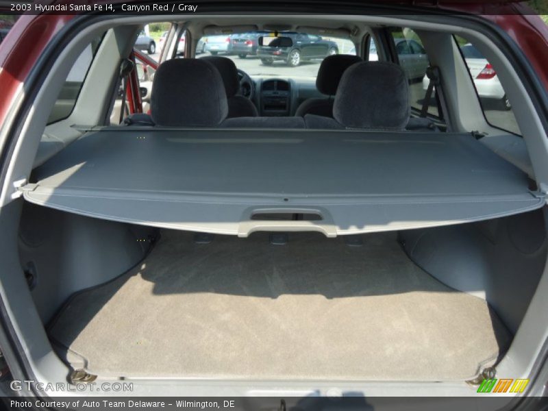 Canyon Red / Gray 2003 Hyundai Santa Fe I4