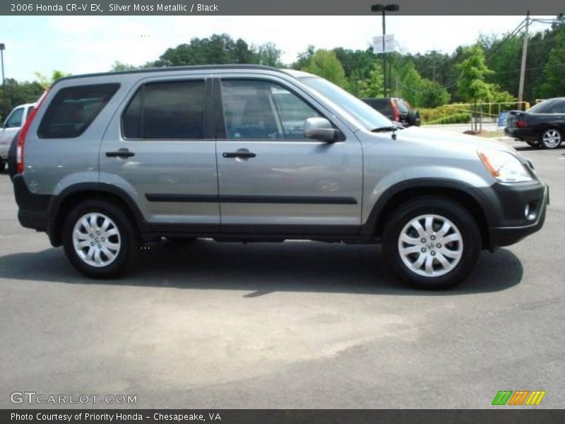 Silver Moss Metallic / Black 2006 Honda CR-V EX