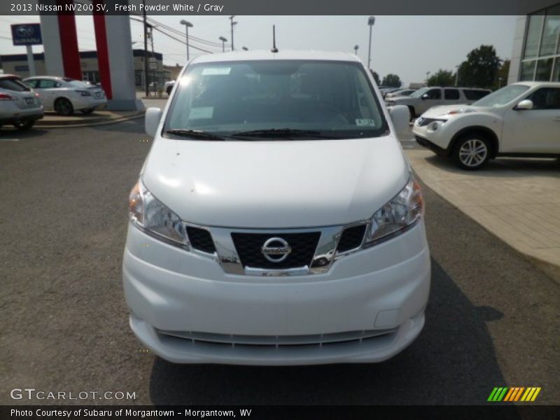 Fresh Powder White / Gray 2013 Nissan NV200 SV