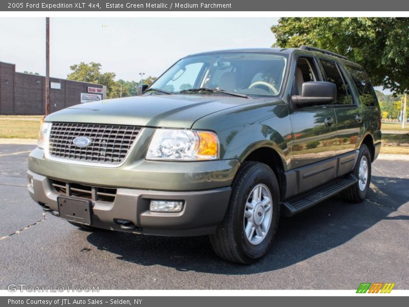 Estate Green Metallic / Medium Parchment 2005 Ford Expedition XLT 4x4