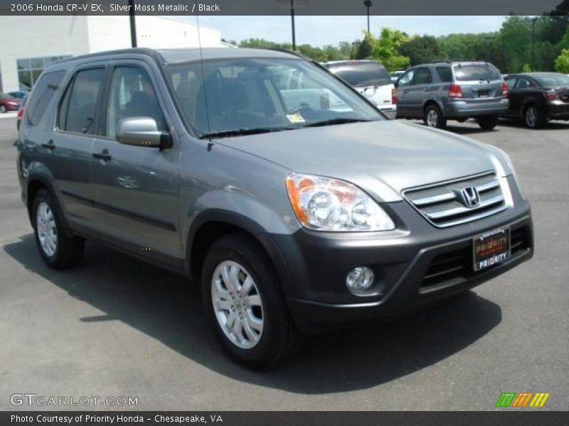 Silver Moss Metallic / Black 2006 Honda CR-V EX