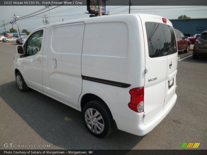 Fresh Powder White / Gray 2013 Nissan NV200 SV