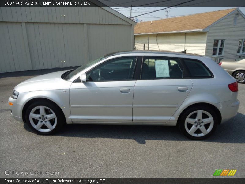 Light Silver Metallic / Black 2007 Audi A3 2.0T