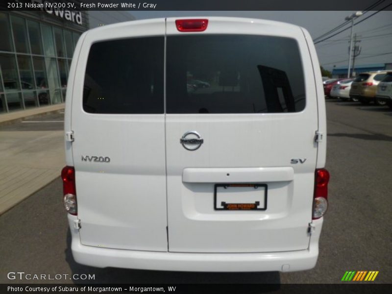 Fresh Powder White / Gray 2013 Nissan NV200 SV