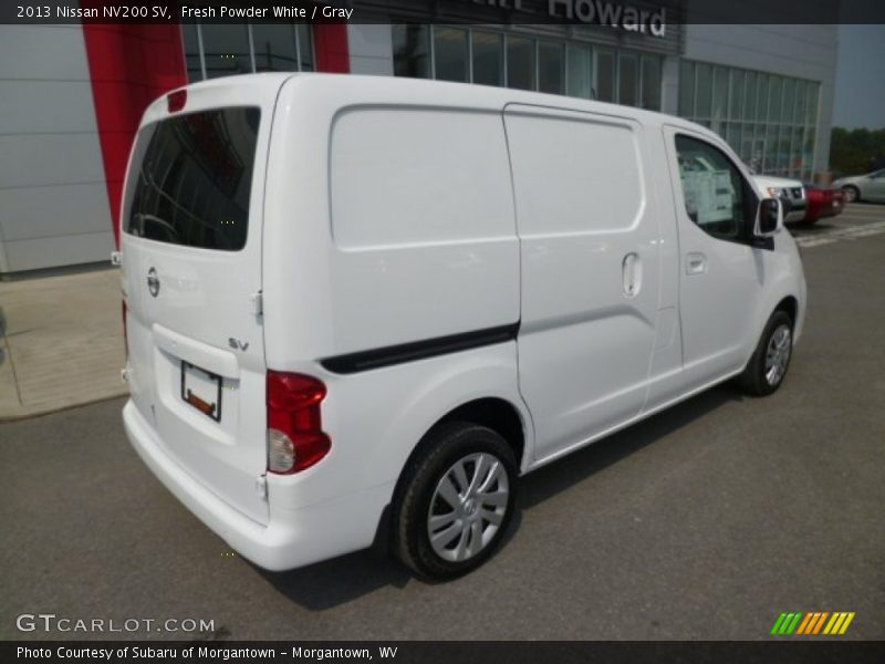 Fresh Powder White / Gray 2013 Nissan NV200 SV