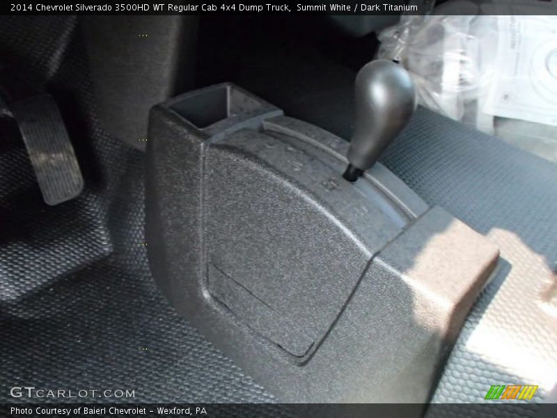 Summit White / Dark Titanium 2014 Chevrolet Silverado 3500HD WT Regular Cab 4x4 Dump Truck