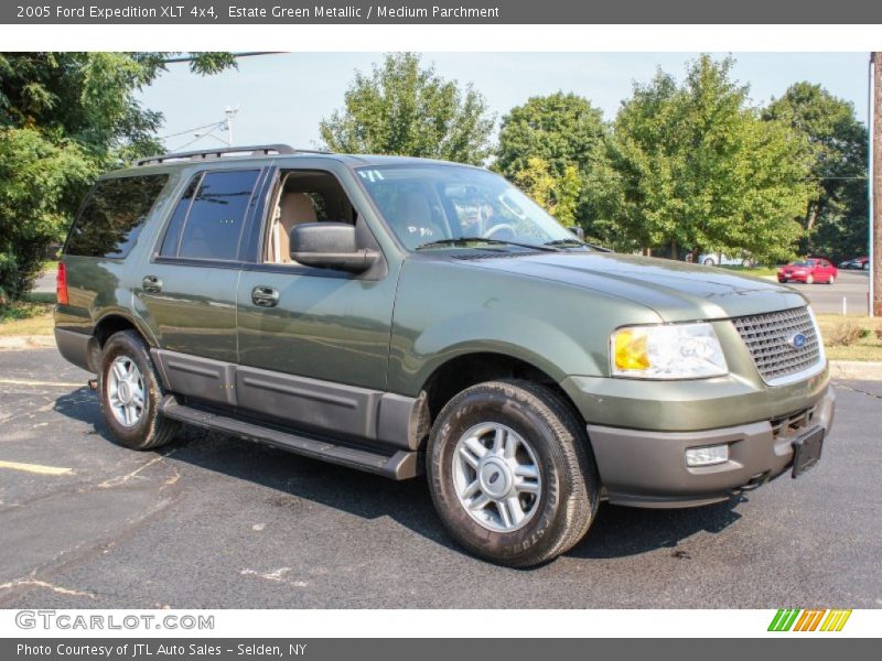 Estate Green Metallic / Medium Parchment 2005 Ford Expedition XLT 4x4