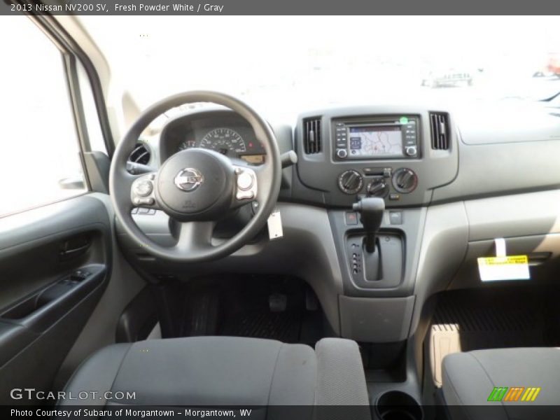 Fresh Powder White / Gray 2013 Nissan NV200 SV