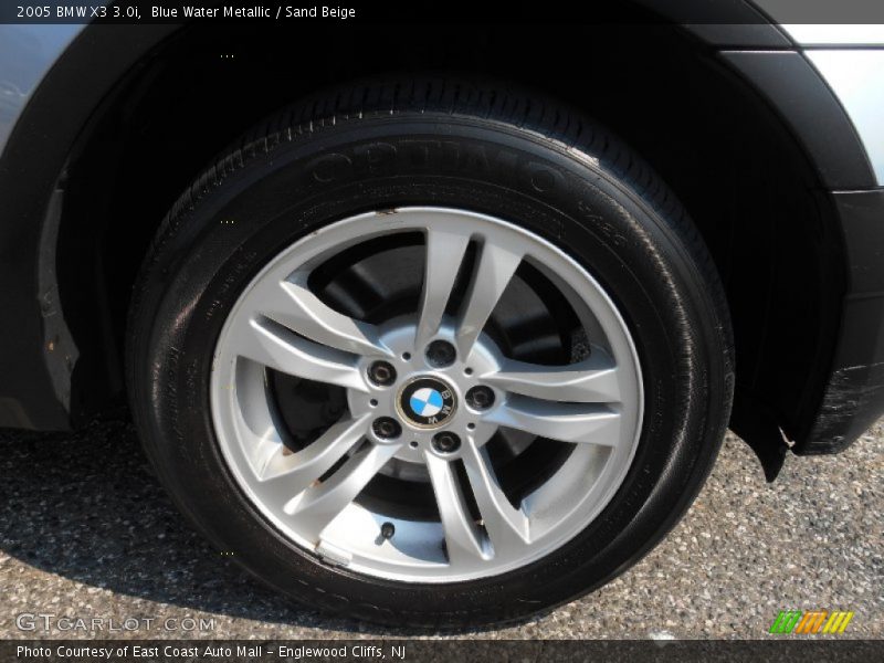 Blue Water Metallic / Sand Beige 2005 BMW X3 3.0i
