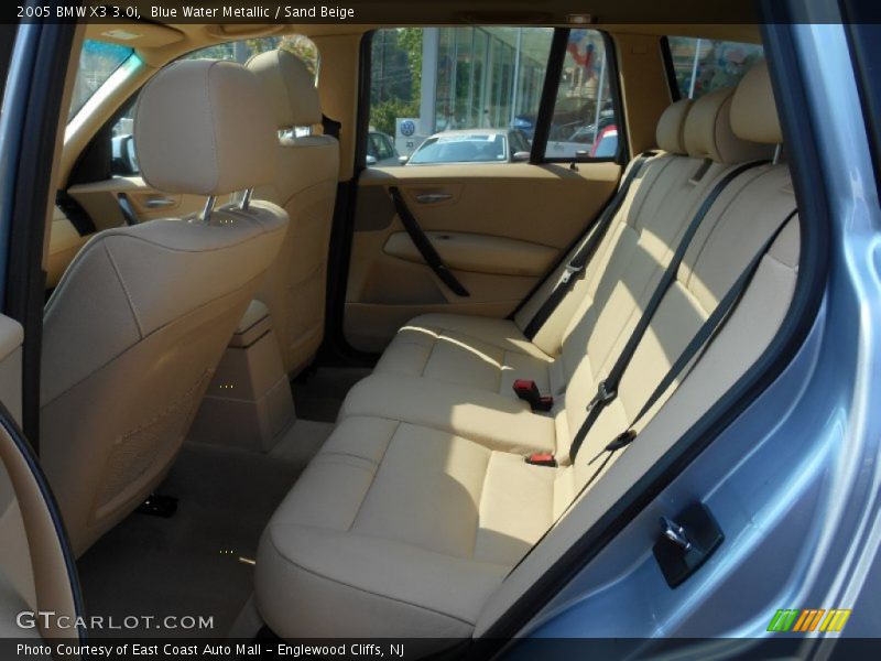Blue Water Metallic / Sand Beige 2005 BMW X3 3.0i