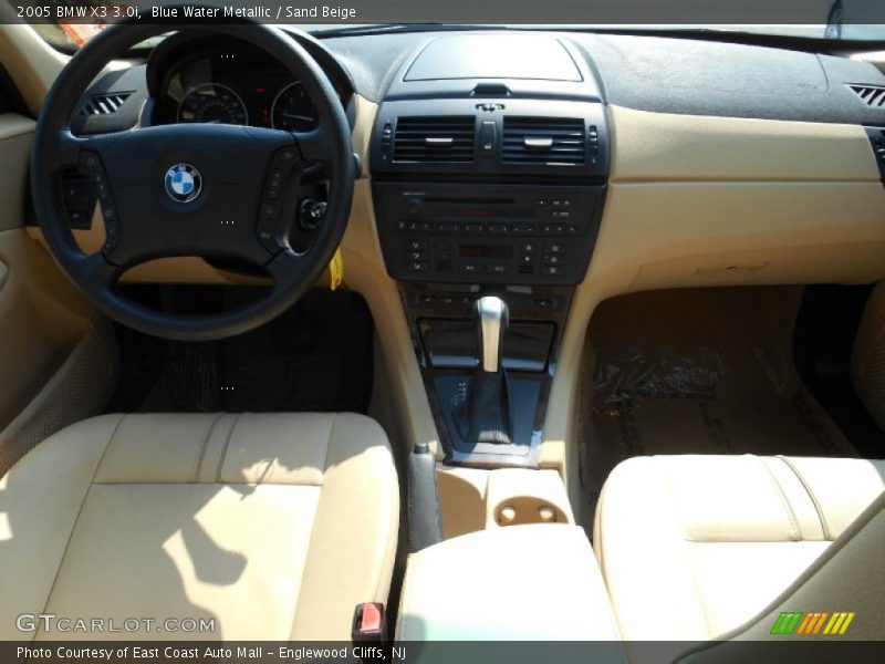 Blue Water Metallic / Sand Beige 2005 BMW X3 3.0i
