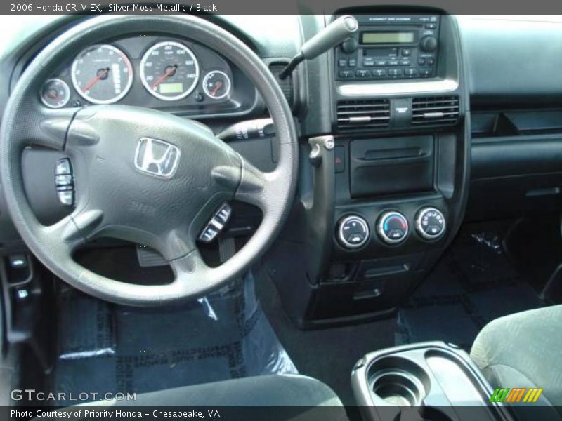 Silver Moss Metallic / Black 2006 Honda CR-V EX