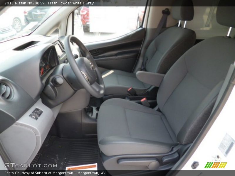 Fresh Powder White / Gray 2013 Nissan NV200 SV