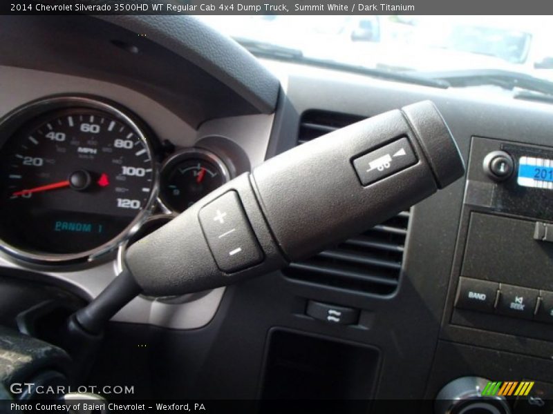Summit White / Dark Titanium 2014 Chevrolet Silverado 3500HD WT Regular Cab 4x4 Dump Truck