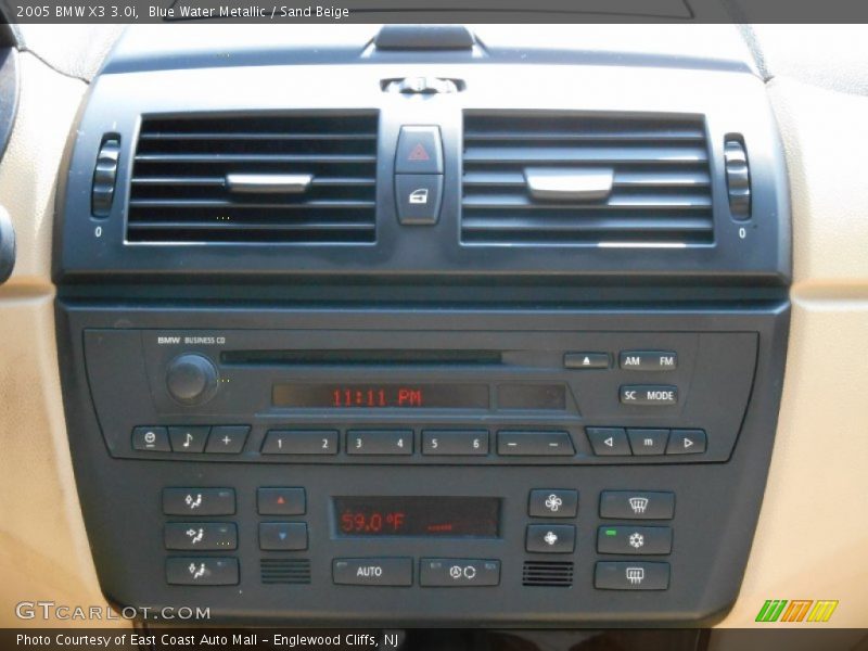 Blue Water Metallic / Sand Beige 2005 BMW X3 3.0i