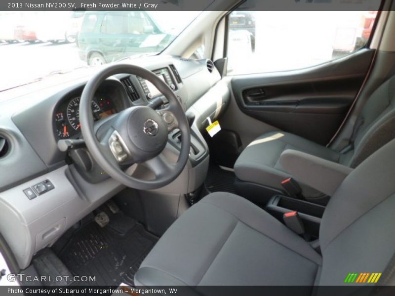 Fresh Powder White / Gray 2013 Nissan NV200 SV