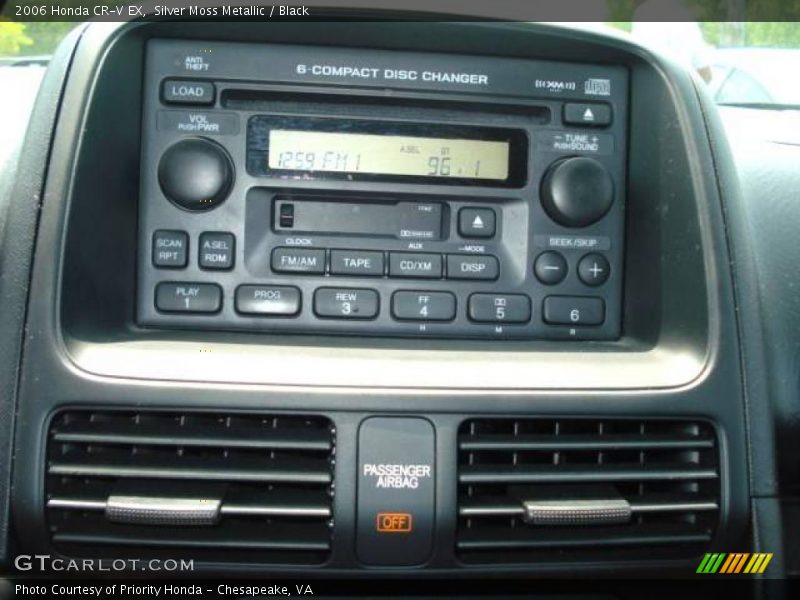 Silver Moss Metallic / Black 2006 Honda CR-V EX