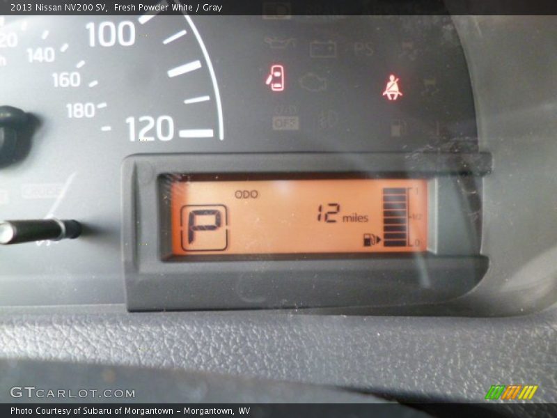 Fresh Powder White / Gray 2013 Nissan NV200 SV