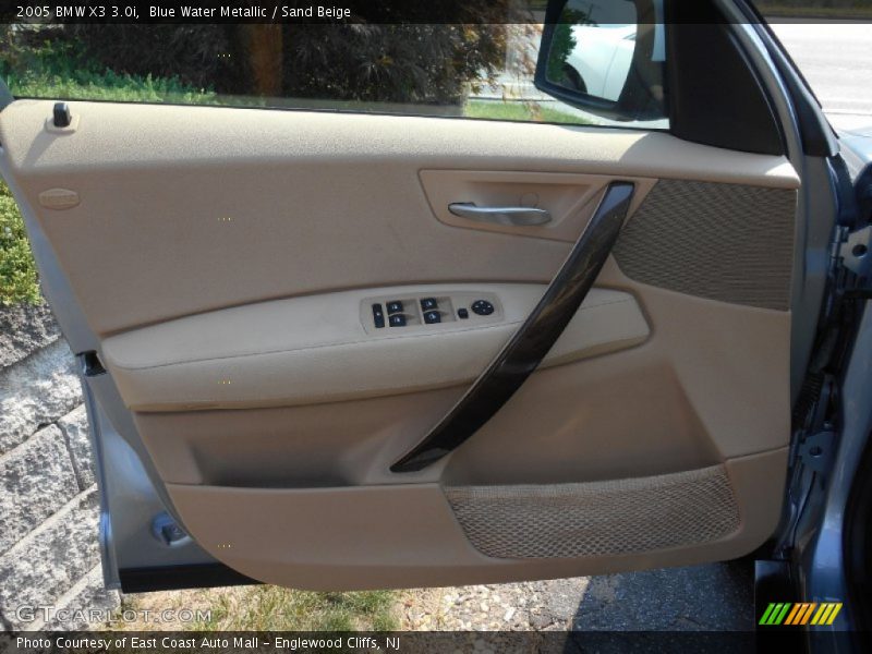 Blue Water Metallic / Sand Beige 2005 BMW X3 3.0i