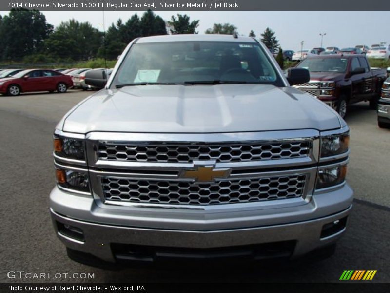 Silver Ice Metallic / Jet Black 2014 Chevrolet Silverado 1500 LT Regular Cab 4x4