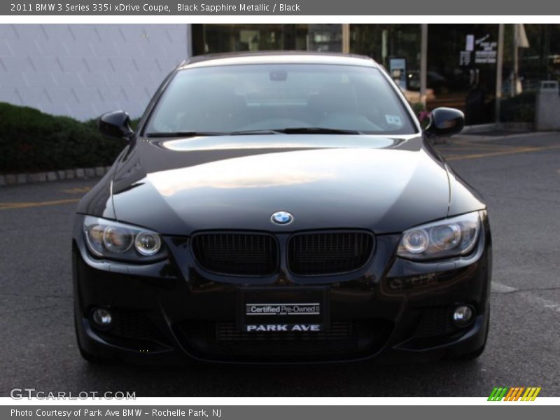 Black Sapphire Metallic / Black 2011 BMW 3 Series 335i xDrive Coupe