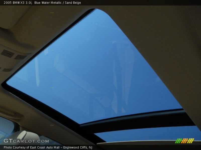 Blue Water Metallic / Sand Beige 2005 BMW X3 3.0i