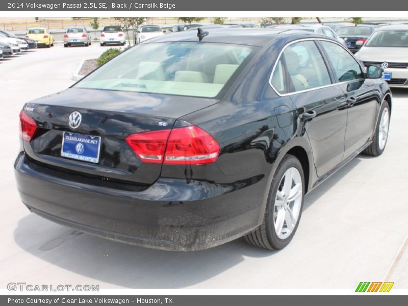 Black / Cornsilk Beige 2014 Volkswagen Passat 2.5L SE
