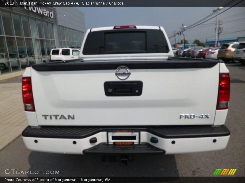 Glacier White / Charcoal 2013 Nissan Titan Pro-4X Crew Cab 4x4