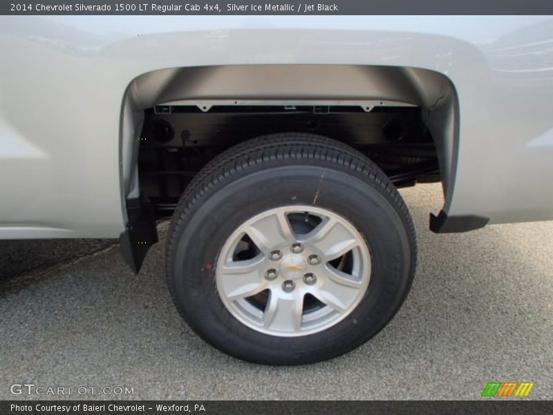 Silver Ice Metallic / Jet Black 2014 Chevrolet Silverado 1500 LT Regular Cab 4x4