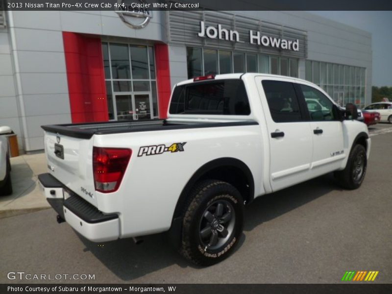 Glacier White / Charcoal 2013 Nissan Titan Pro-4X Crew Cab 4x4