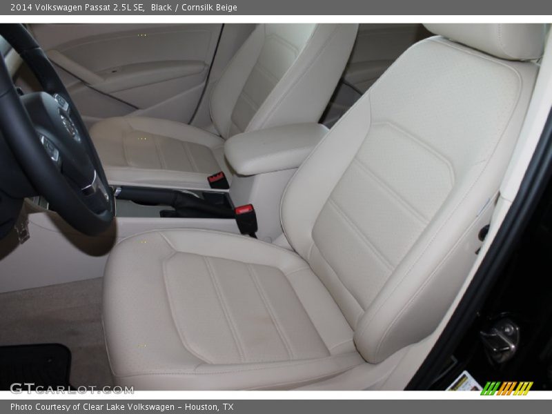 Black / Cornsilk Beige 2014 Volkswagen Passat 2.5L SE