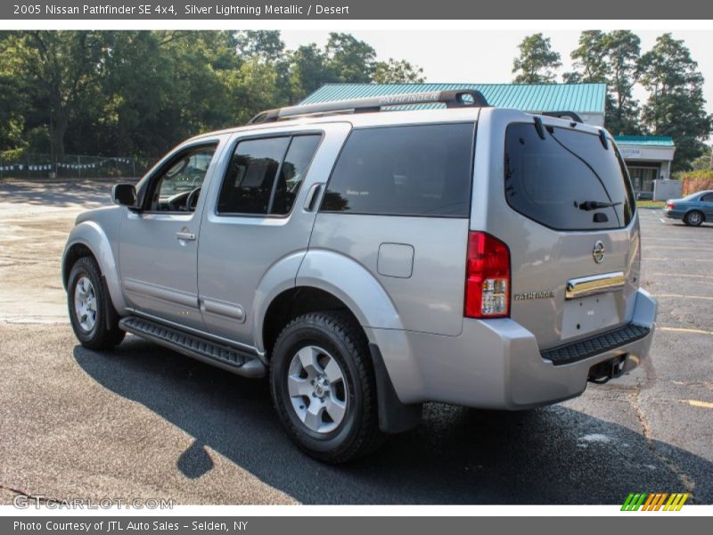 Silver Lightning Metallic / Desert 2005 Nissan Pathfinder SE 4x4