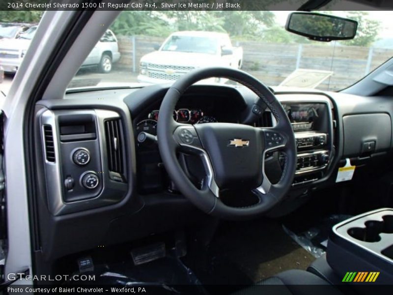 Silver Ice Metallic / Jet Black 2014 Chevrolet Silverado 1500 LT Regular Cab 4x4