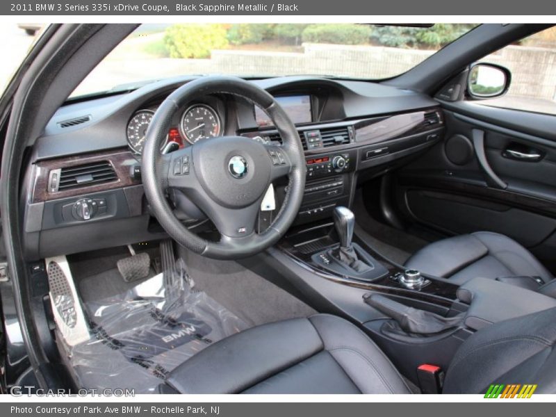 Black Interior - 2011 3 Series 335i xDrive Coupe 