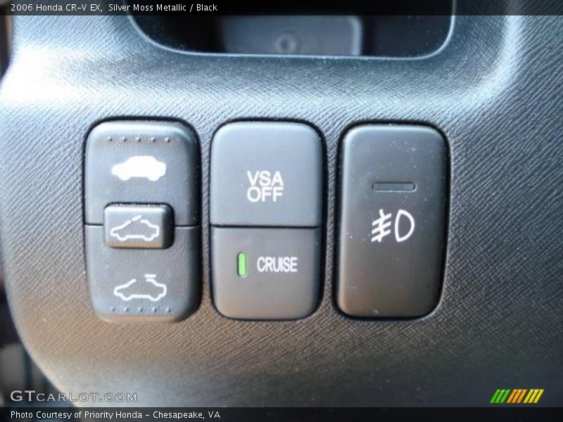 Silver Moss Metallic / Black 2006 Honda CR-V EX