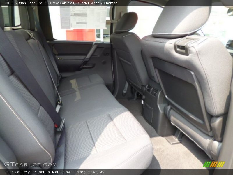 Glacier White / Charcoal 2013 Nissan Titan Pro-4X Crew Cab 4x4