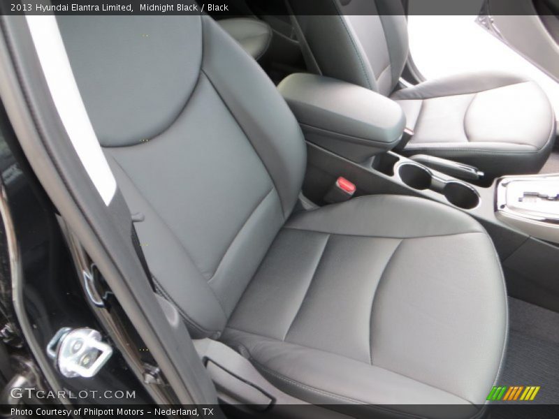Midnight Black / Black 2013 Hyundai Elantra Limited