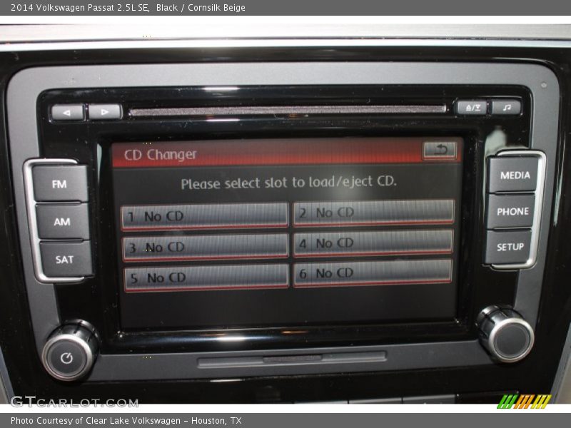 Black / Cornsilk Beige 2014 Volkswagen Passat 2.5L SE