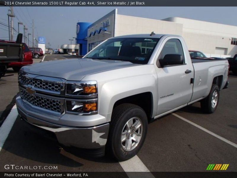 Silver Ice Metallic / Jet Black 2014 Chevrolet Silverado 1500 LT Regular Cab 4x4