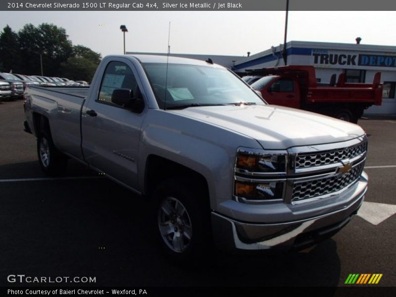 Silver Ice Metallic / Jet Black 2014 Chevrolet Silverado 1500 LT Regular Cab 4x4